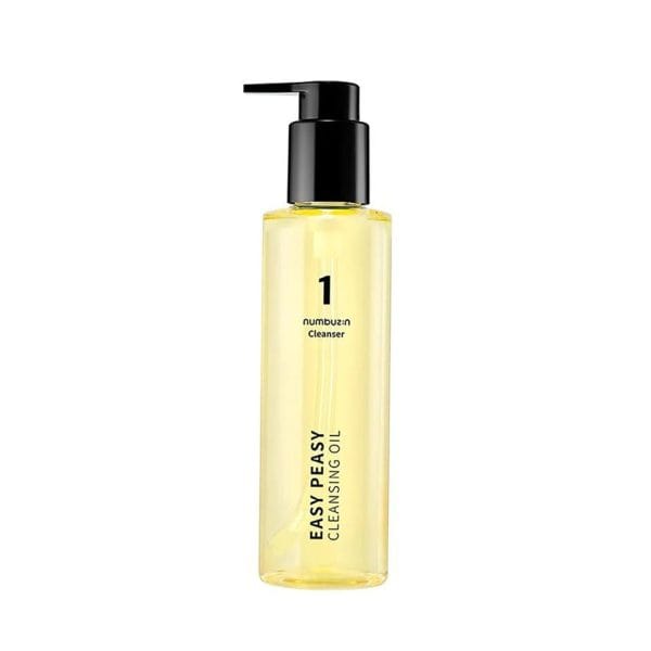 Effortlessly remove makeup and impurities with Numbuzin No.1 Easy Peasy Cleansing Oil 200ml. Gentle, lightweight, and perfect for deep pore cleansing. Available now at UpShopBD.