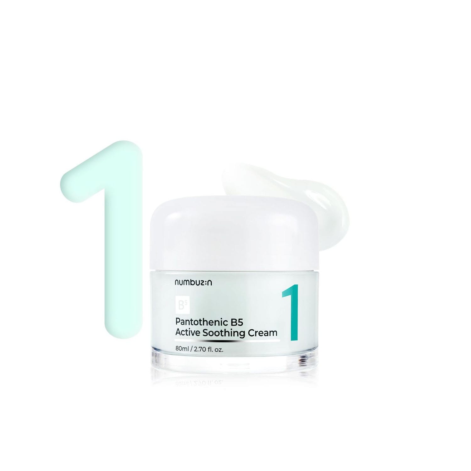 Numbuzin-No.1-Pantothenic-B5-Active-Soothing-Cream-80ml-1.jpg Numbuzin No.1 Pantothenic B5 Active Soothing Cream 80ml - Image 1