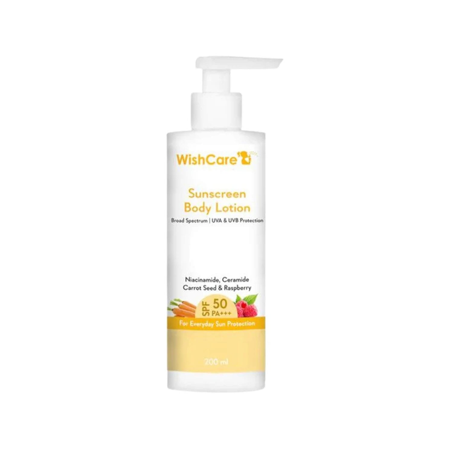 SPF-50-Sunscreen-Body-Lotion-PA-200ml.jpg Wishcare SPF 50 Sunscreen Body Lotion PA+++ 200ml - Image 1