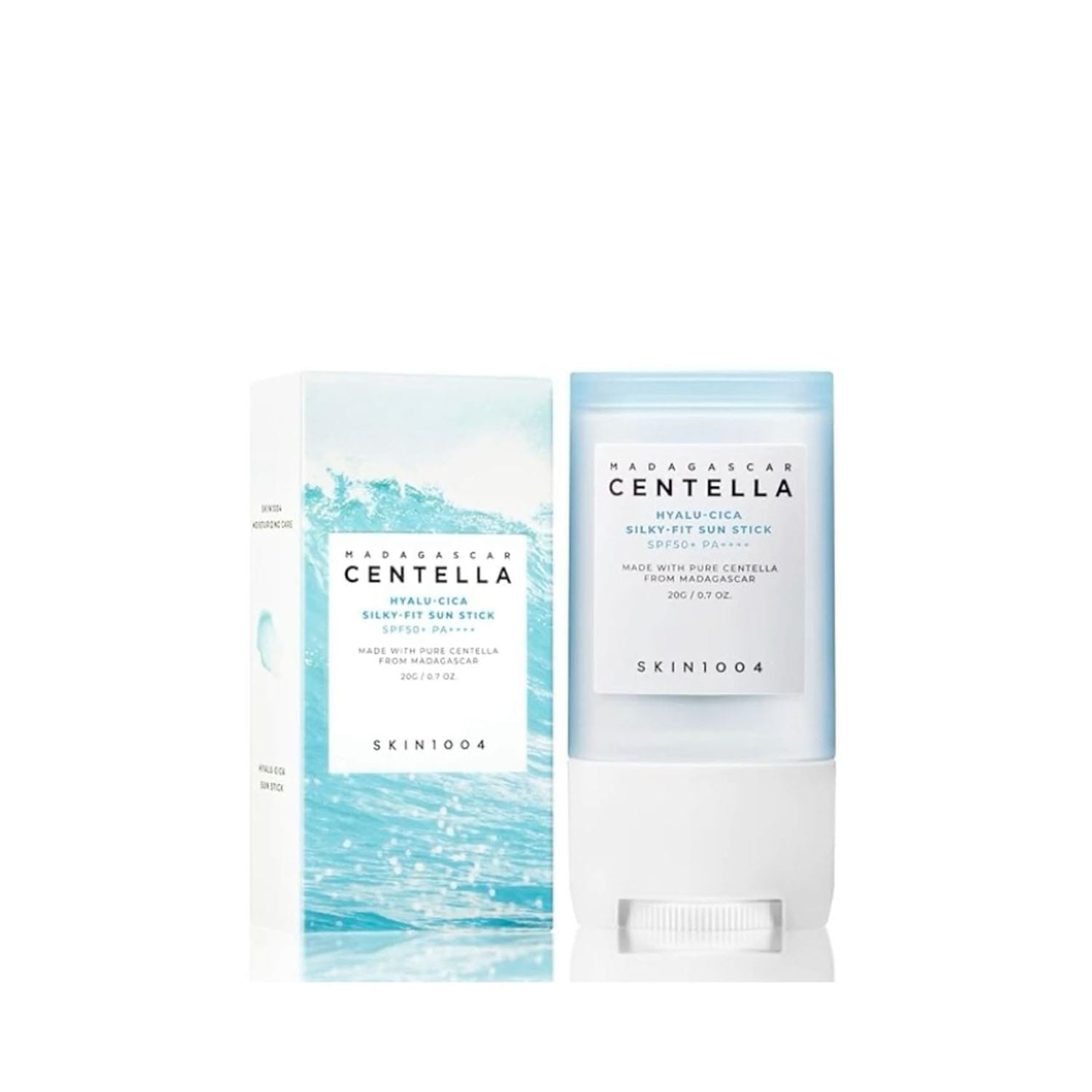 Skin1004-MADAGASCAR-CENTELLA-HYALU-CICA-SILKY-FIT-SUN-STICK-20g.jpg Skin1004 MADAGASCAR CENTELLA HYALU-CICA SILKY-FIT SUN STICK 20g - Image 1