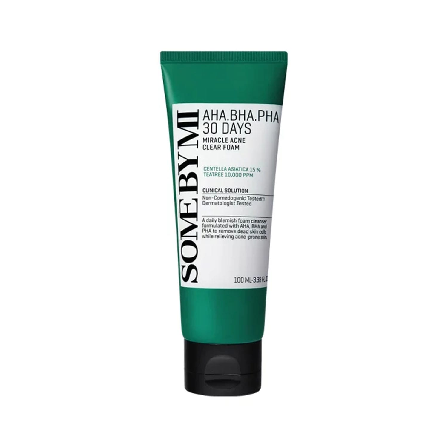 Some-By-Mi-AHA-BHA-PHA-30-Days-Miracle-Acne-Clear-Foam-100ml.jpg Some By Mi AHA BHA PHA 30 Days Miracle Acne Clear Foam 100ml - Image 1