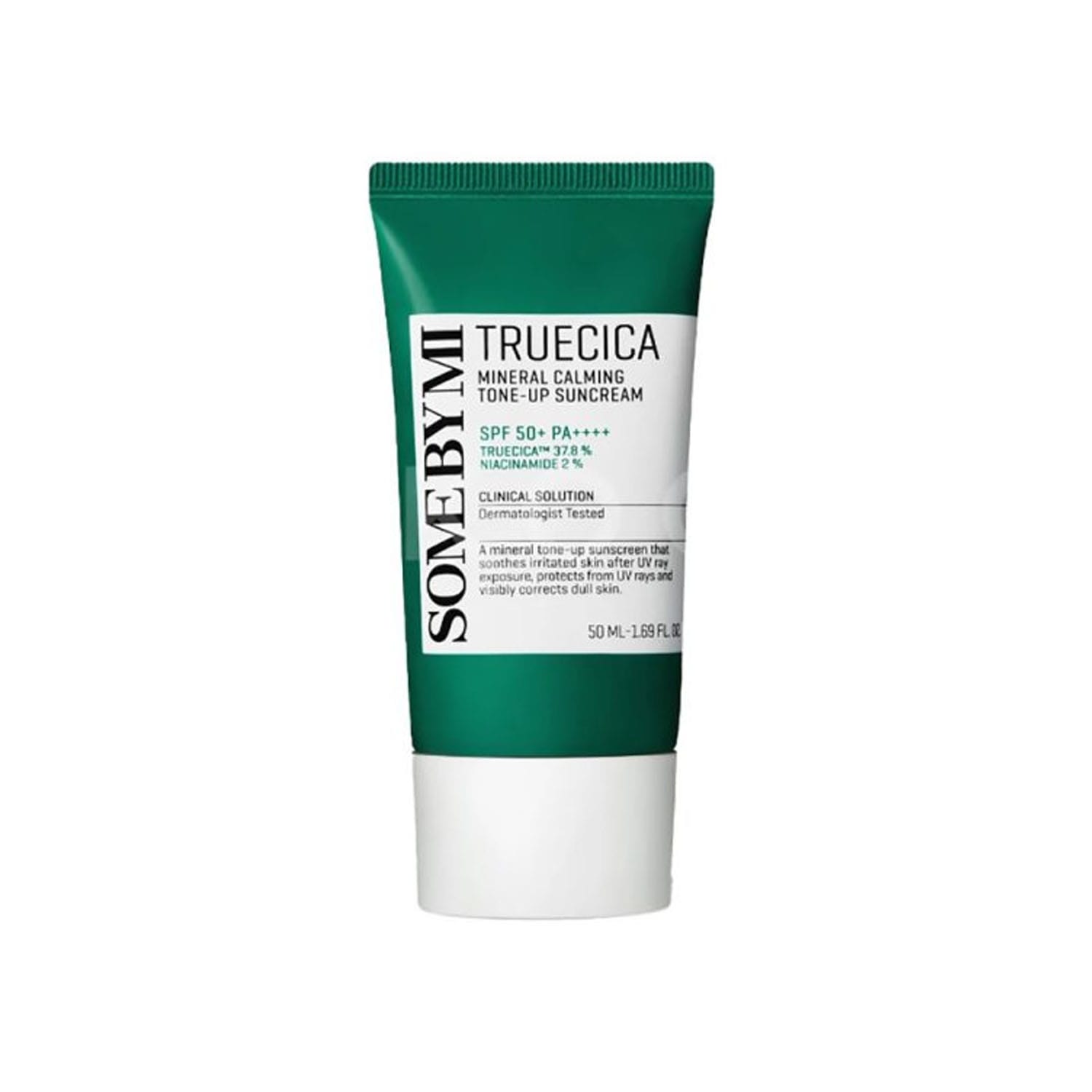Some-By-Mi-Truecica-Mineral-Calming-Tone-up-Suncream-SPF50PA-50ml.jpg Some By Mi Truecica Mineral Calming Tone up Suncream SPF50+PA++++ 50ml - Image 1