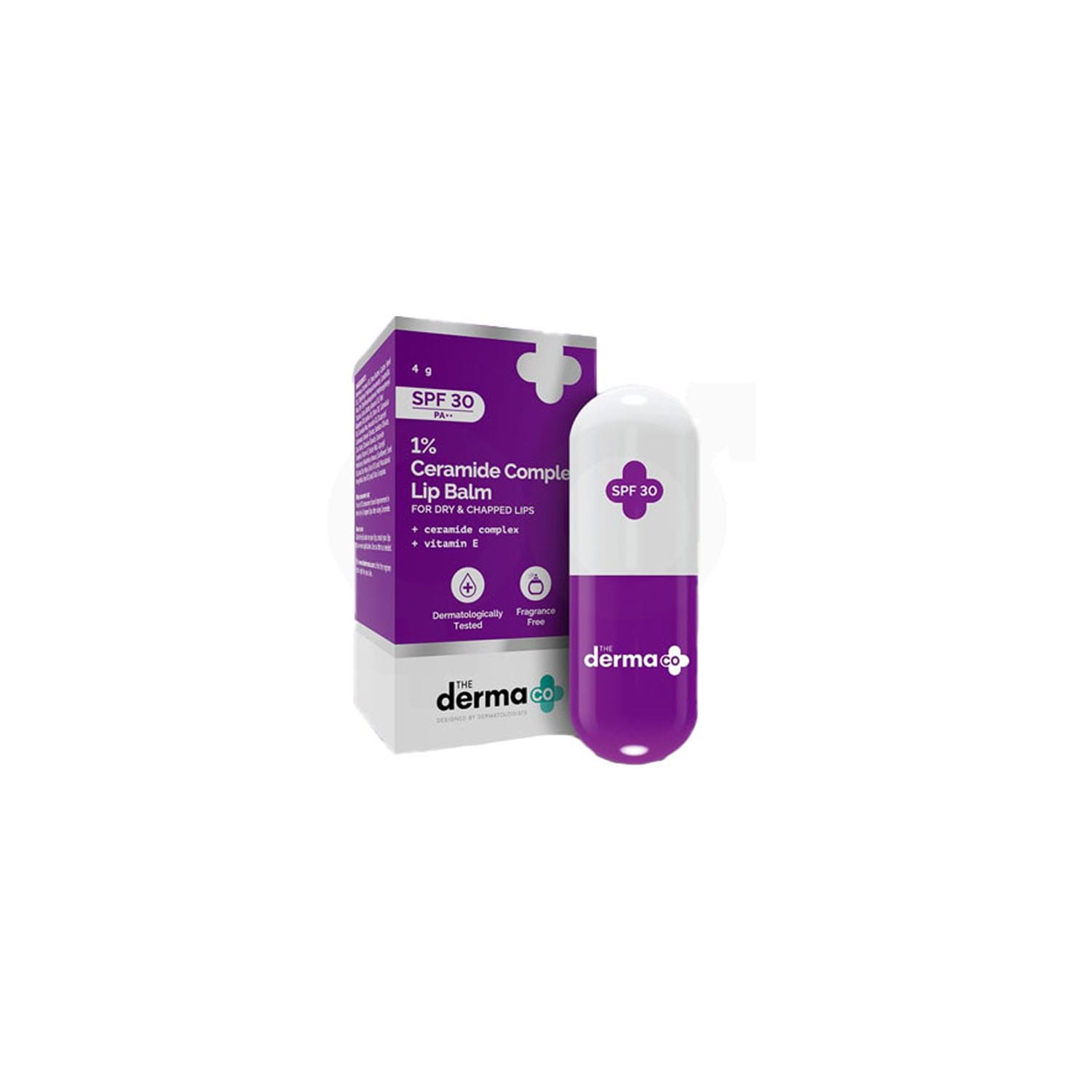 The-Derma-Co-1-Ceramide-Complex-Lip-Balm-with-Ceramides-Vitamin-E-SPF-30-PA-for-Dry-Chapped-Lips-–-4g.jpg The Derma Co 1% Ceramide Complex Lip Balm with Ceramides & Vitamin E, SPF 30 PA++ for Dry & Chapped Lips – 4g - Image 1