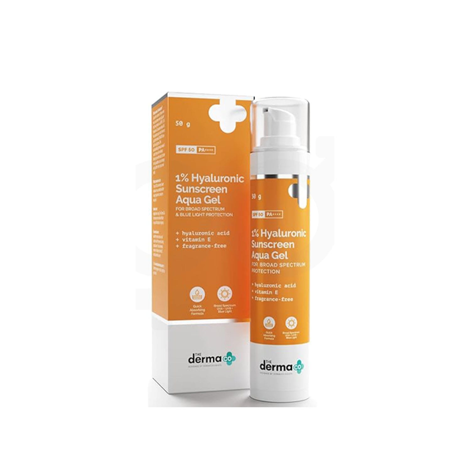 The-Derma-Co-1-Hyaluronic-Sunscreen-Aqua-Gel-–-50g.jpg The Derma Co 1% Hyaluronic Sunscreen Aqua Gel – 50g - Image 1