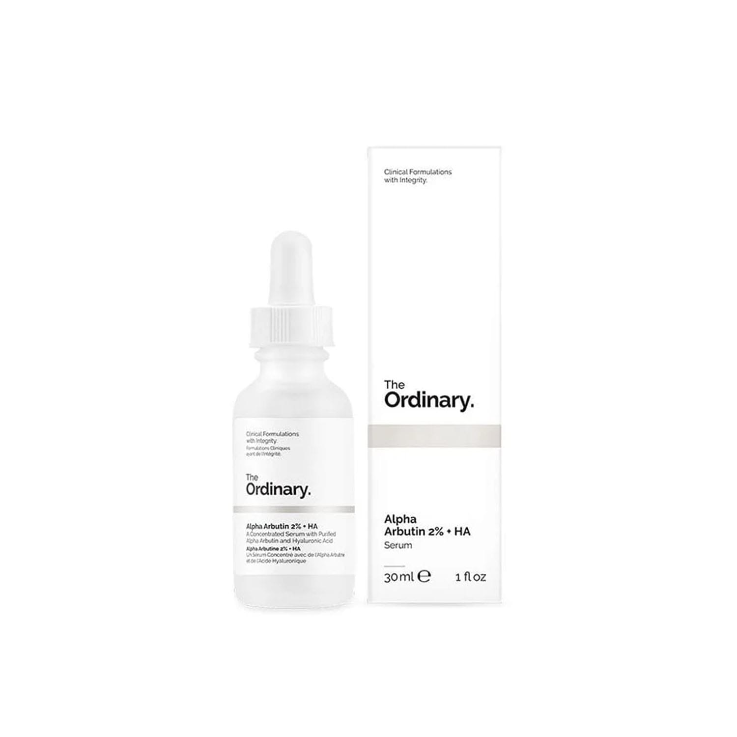 The-Ordinary-Alpha-Arbutin-2-HA-Serum-–-30ml.jpg The Ordinary Alpha Arbutin 2% +HA Serum – 30ml - Image 1