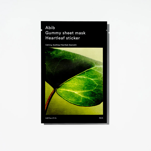 ABIB Gummy Sheet Mask Heartleaf Sticker (10 Sheets) - 27ml