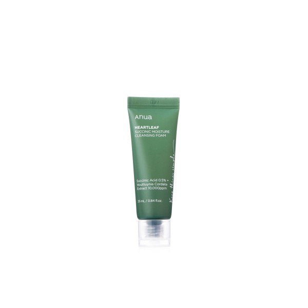 Anua Heartleaf Succinic Moisture Cleansing Foam 25ml