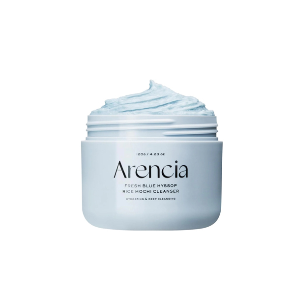 Arencia Fresh Blue Hyssop Rice Mochi Cleanser 120gm